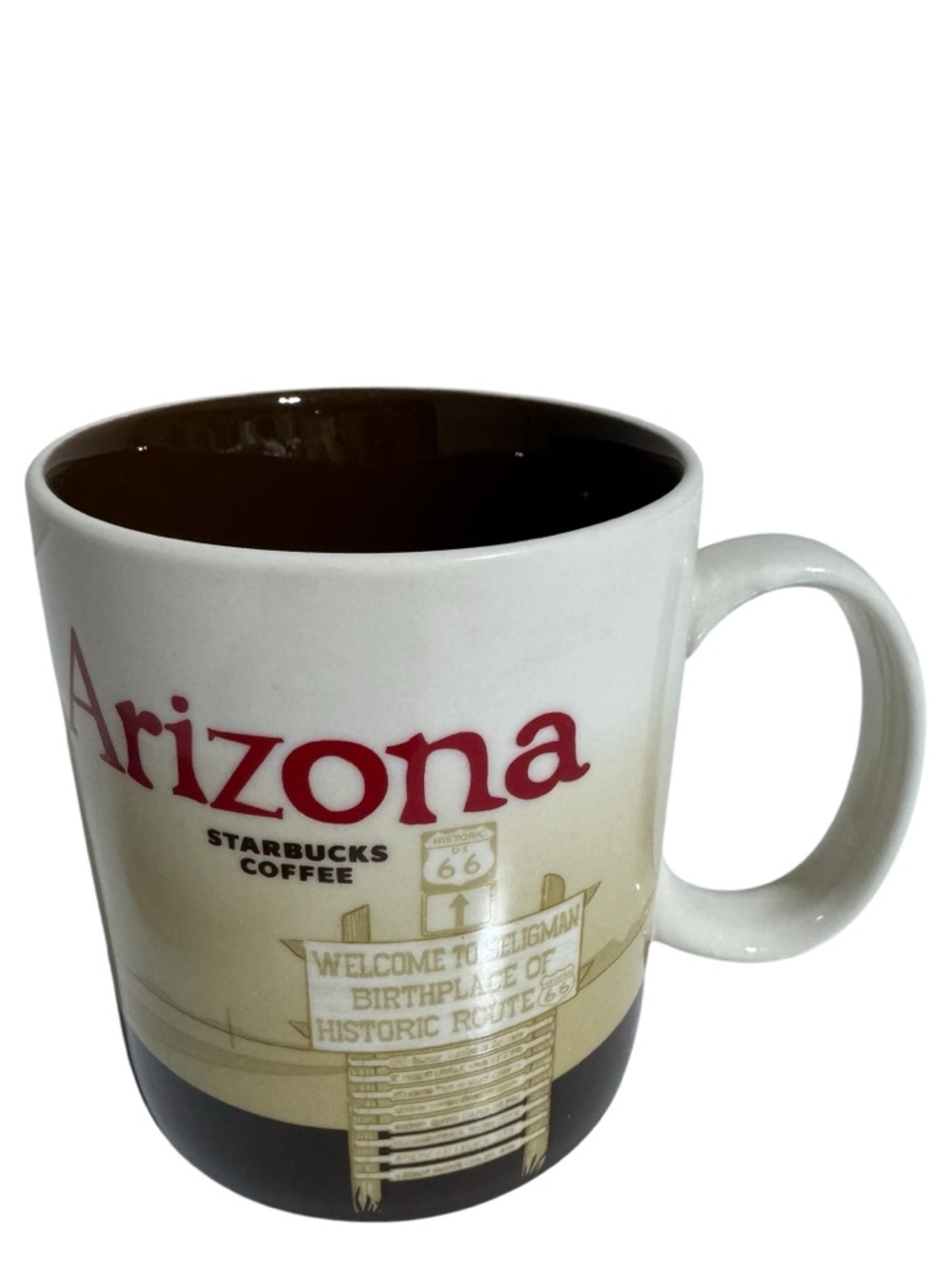 Starbucks Seligman Arizona Route 66 Coffee Cup 16 Oz Historic City Mug